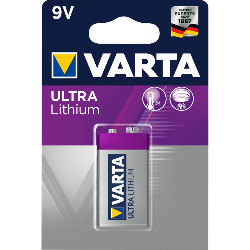 Baterii Varta Ultra Lithium 9V, 1 buc