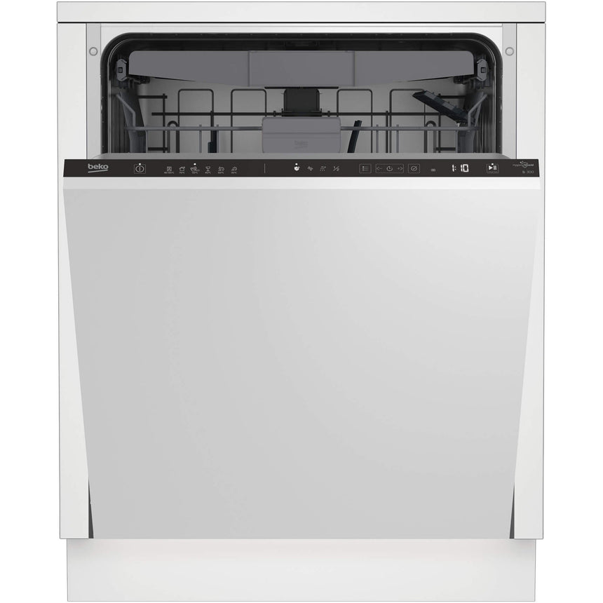 Masina de spalat vase incorporabila Beko BDIN36530, 15 seturi, 6 programe, AutoDoor Opening, Touch control, Indicator luminos podea, Clasa D, 60 cm