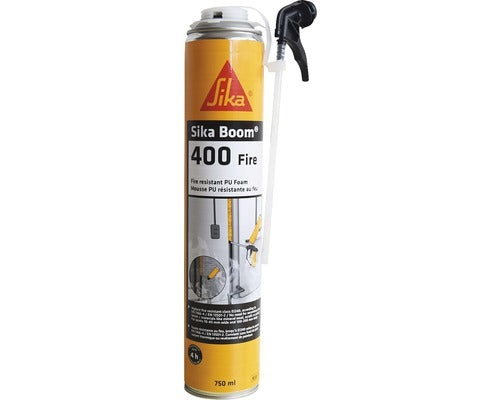 Spuma Poliuretanica Rezistenta la Foc Sika Boom 400 Fire 750 ml Manuala Pistol