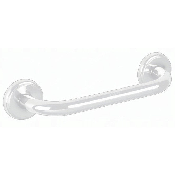 Maner de baie, Bisk, 22,8 cm, Otel inoxidabil, Alb
