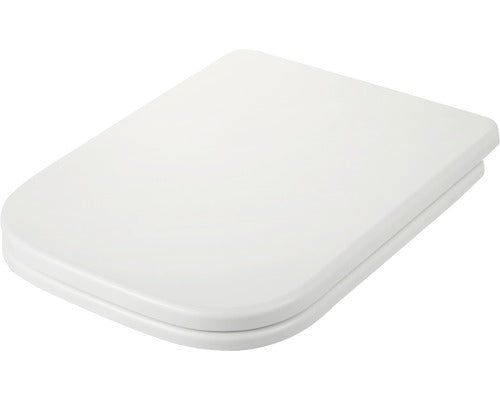 Capac WC FORM & STYLE Angular, duroplast, inchidere lenta, alb, 45,5x34 cm