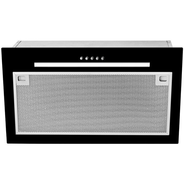 Hota incorporabila TEKA GFG 2 Black, Putere de abosrbtie 329 m3/h, Iluminare LED, Clasa D, 55 cm, Negru