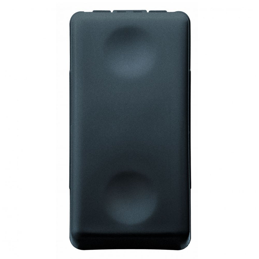 Intrerupator,Gewiss,cap cruce, 1M, 16A, system, negru, GW21579