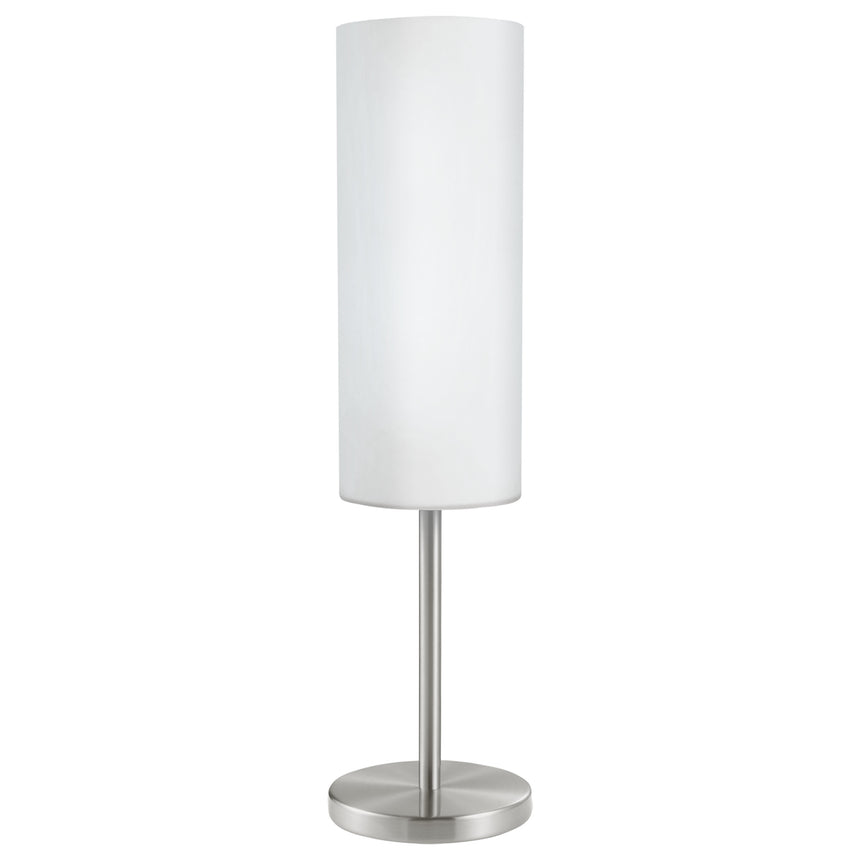 Veioza Troy 3, 85981, E27, Nichel Mat-Alb, 60W