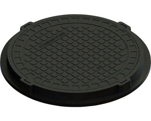 Capac VODALAND din Polipropilena Negru A15 Ø 1000 mm H 80 mm