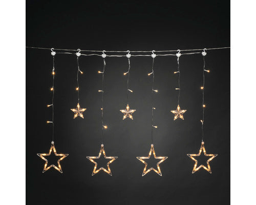 Perdea Luminoasa Solara Konstsmide 77 Led-uri Chihlimbar