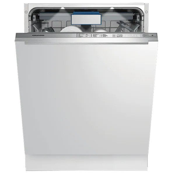 Masina de spalat vase incorporabila GRUNDIG GNV 41934, 14 seturi, 9 programe, 60 cm, clasa A+++, Alb