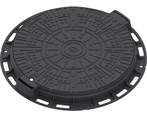 Capac Rotund VODALAND din Polipropilena PL600 A15 Ø 800 mm 80 mm Negru