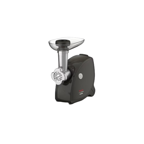 Masina de tocat carne Tefal NE477838, capacitate 2.3kg/min, 2000W, set 3 grile de inox, set 3 conuri pentru razuit, sertar pentru depozitare, accesoriu carnati/suc de rosii/kebbe, negru