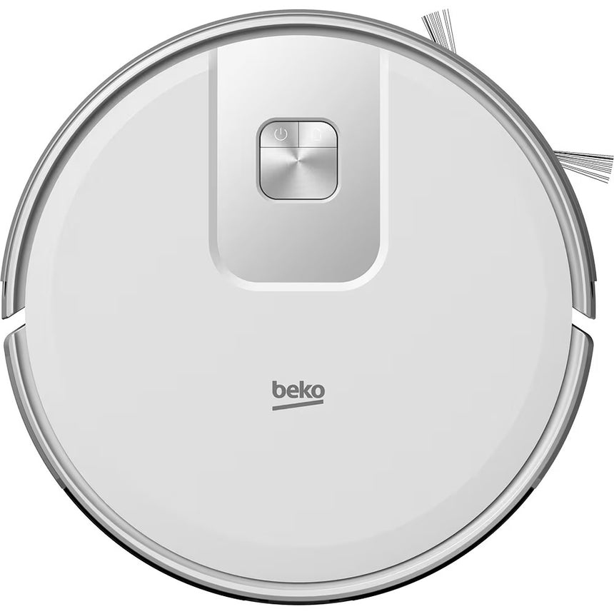 Aspirator Robot BEKO VRR60314VW, 0.4l, Autonomie Maxima 150 min, Wi-Fi, Functie Mop, Alb
