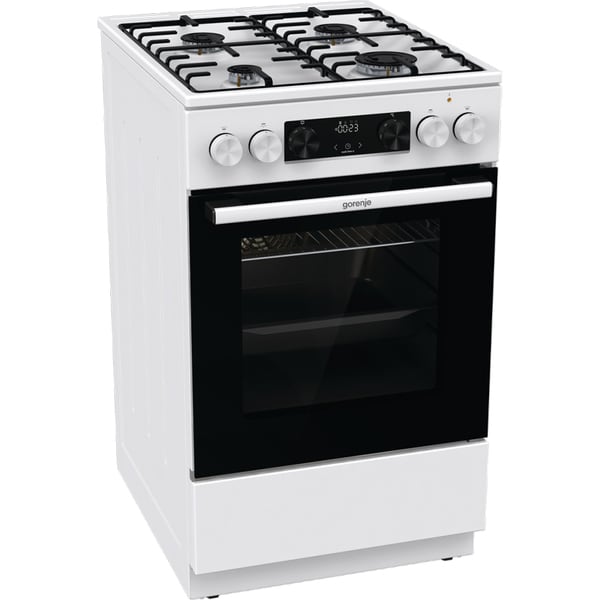 Aragaz GORENJE GK5C40WH, 4 arzatoare, Gaz, Electric, L 50 cm, Alb