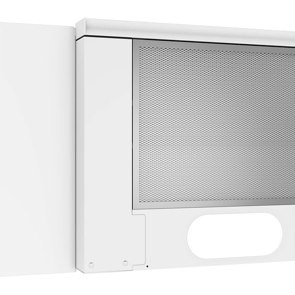 Hota incorporabila telescopica HNT61110WH, Putere de absorbtie 291 mc/h, Filtre de carbon incluse, Filtre metalice anti-grasime, 3 Trepte de viteza, iluminare LED, 60 cm, Alb