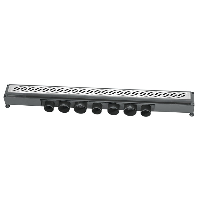 Sifon/rigola pentru dus Wirquin Venisio, tip italian, debit 84 l/min, 800 mm