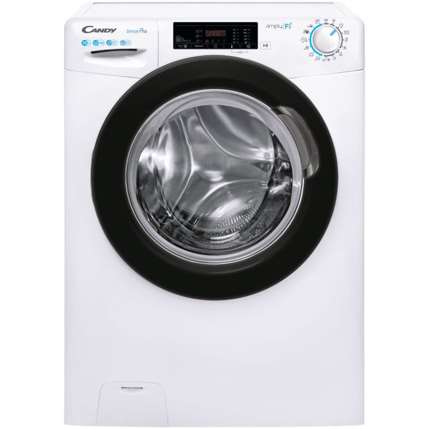 Masina de spalat rufe Candy SmartPro CSO14105TWB4/1-S, 10 kg, 1400 rpm,WiFi, Active Motion Systems, Steam, Clasa B, Alb