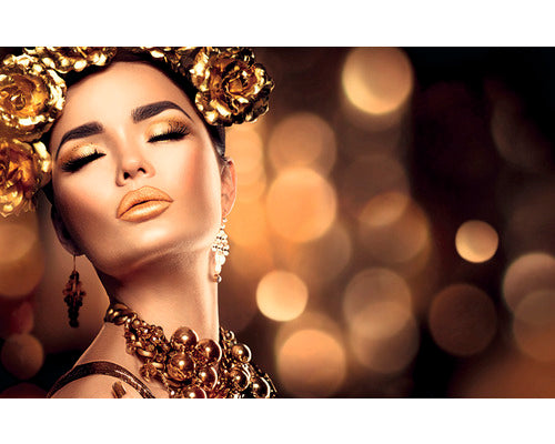 Tablou Canvas Pt6066 Gold Beauty 80x125 Cm
