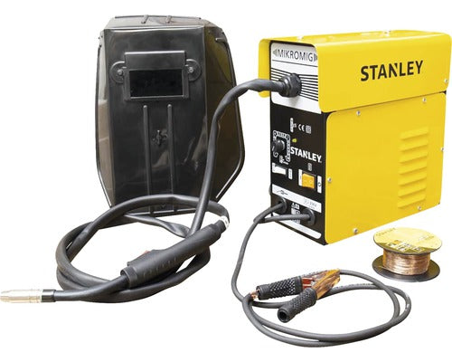 Aparat Sudura Cu Sarma Tubulara (Fara Gaz) Stanley Mikromig Max. 95 a, Sarma Ø 0,8-0,9 Mm, Accesorii Incluse