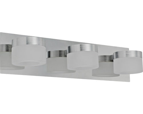 Aplica in jos cu LED integrat Kynosural 3x6W 1200 lumeni, pentru baie IP44, crom