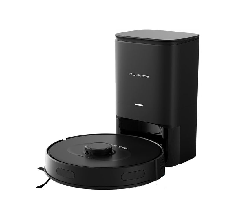 Aspirator Robot ROWENTA X-plorer 75 S+ RR8595WH, 0.26l, 21.6V, Autonomie maxima 120 min, Negru