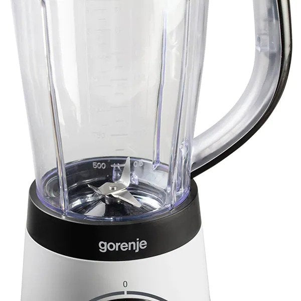 Blender GORENJE B501LBW, 1.5l, 500W, 2 trepte viteza, Alb-Negru