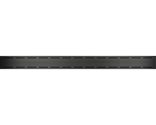 Rigola Dus MCH Line Black cu Gratar Inox Negru Mat 350 mm