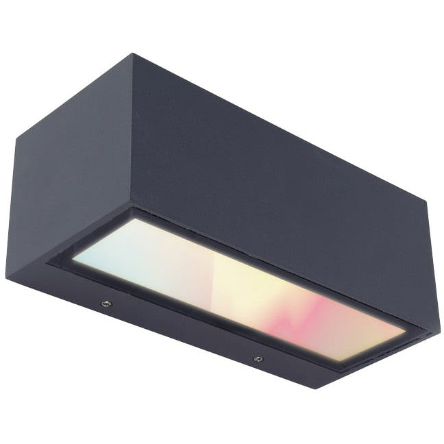 Lampa de exterior Gemini, Lutec, Metal, Gri
