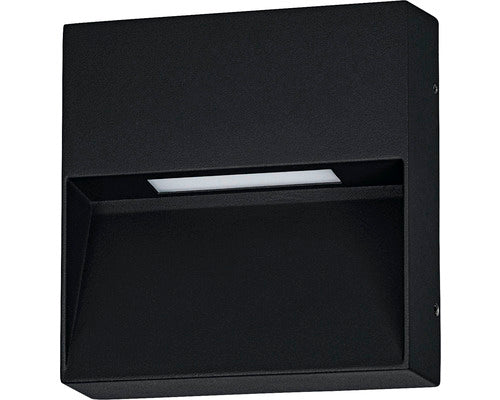 Aplica Cu Led Integrat Maruggio 4, 8w 520 Lumeni, Pentru Exterior Ip65, Negru