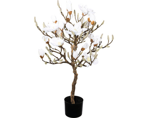 Pom Artificial Magnolia In Ghiveci H 94 Cm Verde