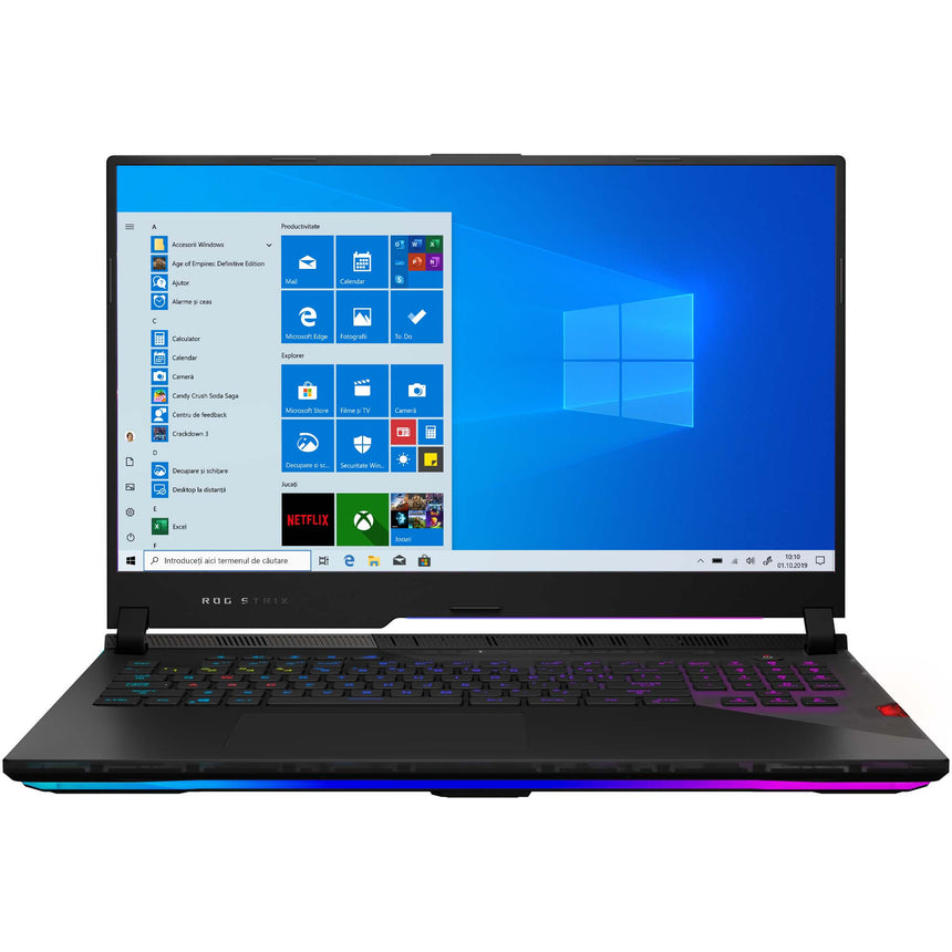 Laptop Gaming ASUS ROG Strix SCAR 17 G733QS cu procesor AMD Ryzen™ 9 5900HX pana la 4.60 GHz, 17.3", Full HD, 300Hz, 32GB, 1TB SSD, NVIDIA® GeForce RTX™ 3080 16GB, Windows 10 Home, Black