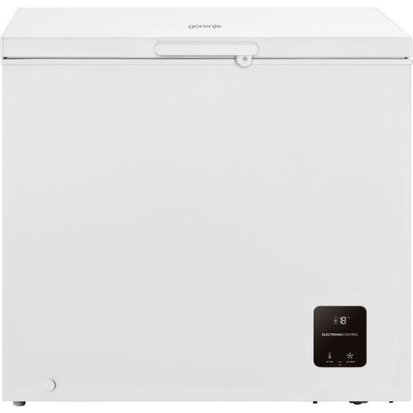 Lada frigorifica Gorenje FH19EAW, FreezeProtect, FastFreeze, Control digital, Cosuri flexibile, H 85.3 cm, 191 l, Clasa E, Alba