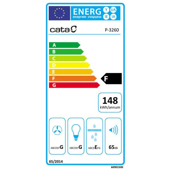 Hota traditionala CATA P3260X, 2 motoare, 180 m3/h, Inox
