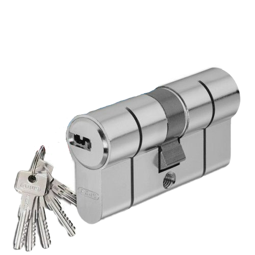 Cilindru usa, Abus, Nichel, 10 pini, 30 x 50, Argintiu