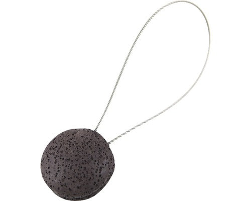 Magnet Decorativ Rock Pentru Perdea - Cu Fir Metalic De Fixare, Cafea