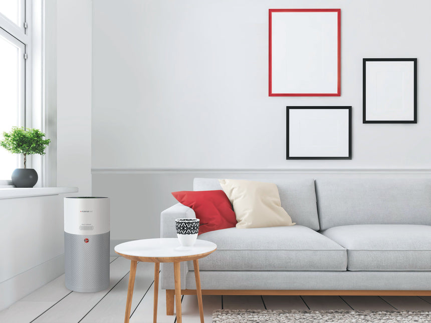 Purificator de aer HOOVER HHP50CA011, 4 trepte viteza, Hepa, Wi-Fi, Alb