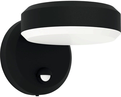 Aplica Cu Led Integrat Fornaci 8, 7w 850 Lumeni, Senzor De Miscare, Pentru Exterior Ip54, Alb/negru