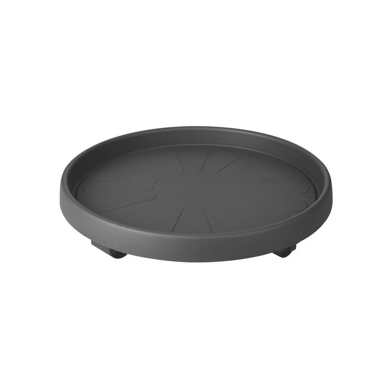 Farfurie cu roti Plattaxi cu diametrul de 40 cm antracit