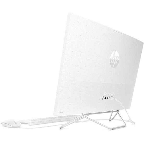 Sistem PC All in One HP 27-cb0031nq, AMD Ryzen 7 5700U pana la 4.3GHz, 27" Full HD, 8GB, SSD 512GB, AMD Radeon Graphics, Windows 11 Home, Alb