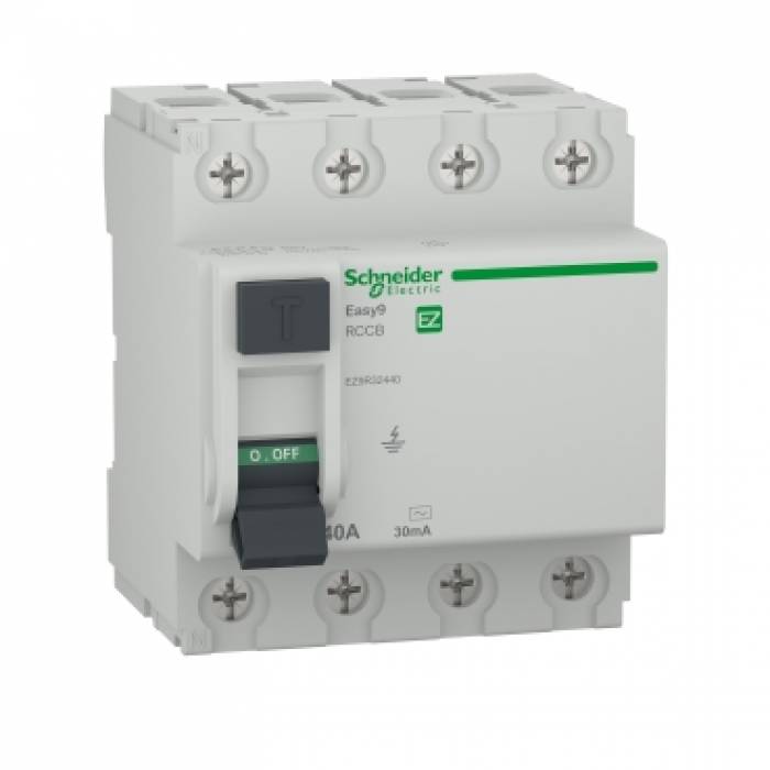 Siguranta electrica automata diferentiala Schneider Electric EZ9R32440, 4.5kA, 30mA, 40A