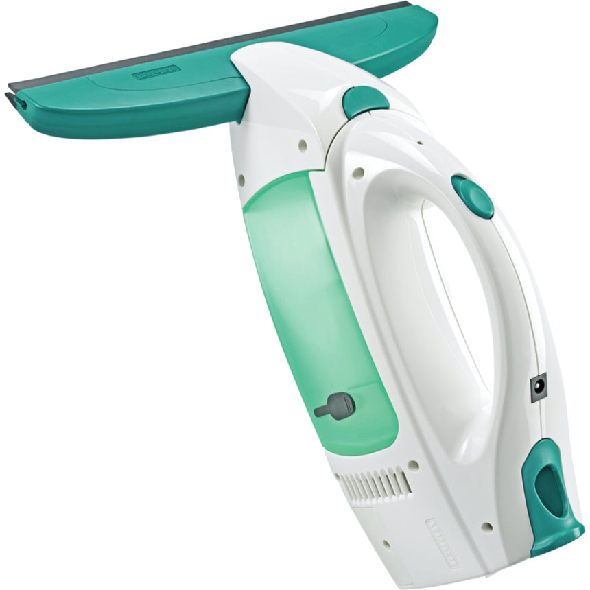 Aspirator de geam Leifheit Aquanta click-system, autonomie 30 de min, Alb/Verde