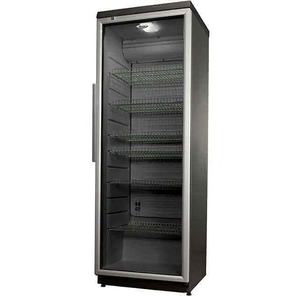 Vitrina frigorifica profesionala Whirlpool ADN 203/1S, 320l, Clasa D, Dezghetare automata, Usa reversibila, Termometru, H 173 cm, Antracit