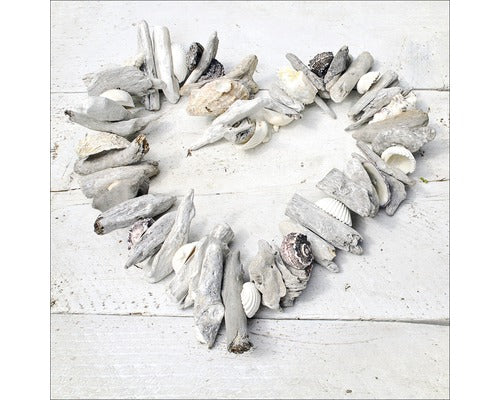 Tablou Sticla Wooden Love Ii 20x20 Cm