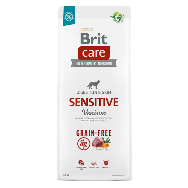 Hrana uscata pentru caini Brit Care Grain-free Sensitive, 12 kg