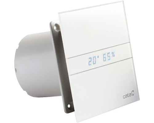 Ventilator Incastrabil Cata E10 Gth Ø 100 Mm Cu Display De Temperatura Si Umezeala