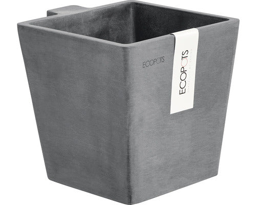Jardiniera Ecopots Manhatten Wall Plastic 15x17, 4x15 Cm Gri