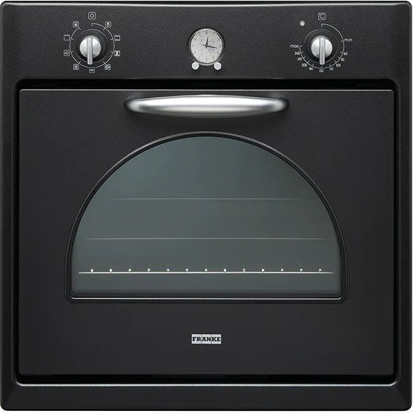 Cuptor incorporabil Franke CM 85 M BT, Electric, 66 l, 8 + 1 programe, Ceas Analogic, Grill, Termostat, Clasa A, Matt Black