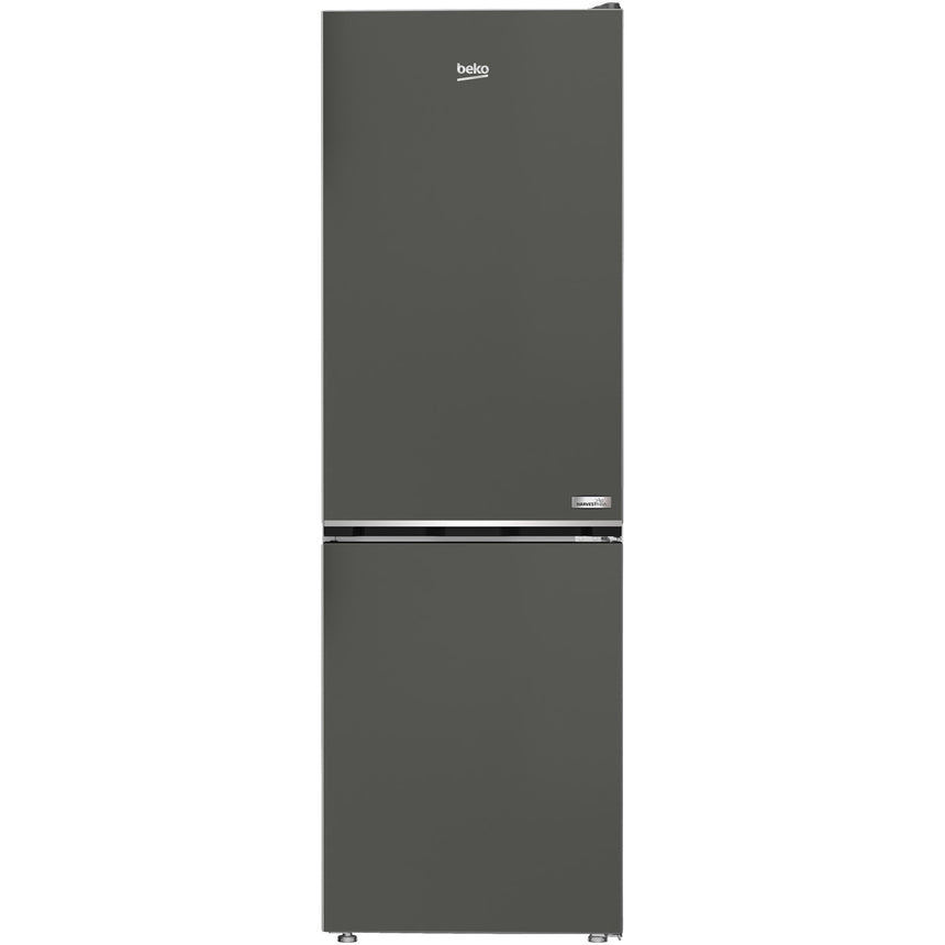 Combina frigorifica Beko B5RCNA366HG, 316 l, No frost, AeroFlow, Clasa C, HarvestFresh, Compresor ProsSmart Inverter, MaxStore, H 186.5 cm, Manhattan Gray