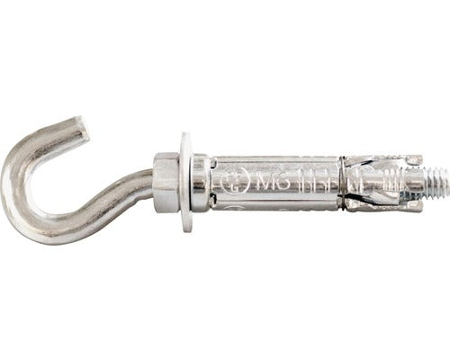 Ancore Conexpand Cu Camasa Si Carlig Rotund Tox Pirat Sven Ø10x40 Mm, Filet Metric M6, 50 Bucati