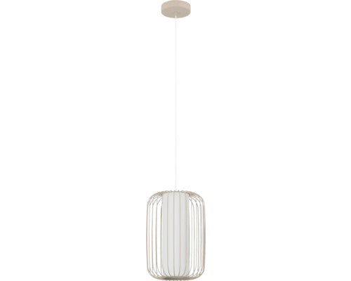 Pendul Terrarosa E27 Ø240 Mm, Nisip/alb