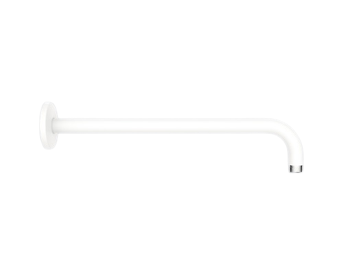 Brat Dus Fix AVITAL Waini Curbat 36 cm 1/2" Alb Mat