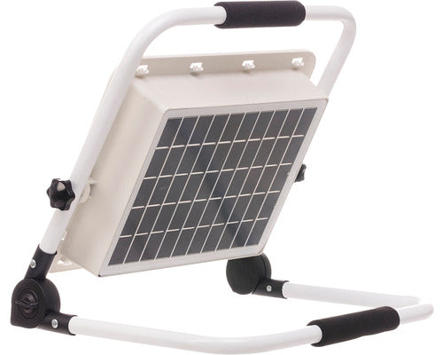 Proiector Portabil Cu Incarcare Solara Ql Lighting 12000 Lumeni Ip65, Lumina Rece, Cu Acumulator Li-ion 24000mah