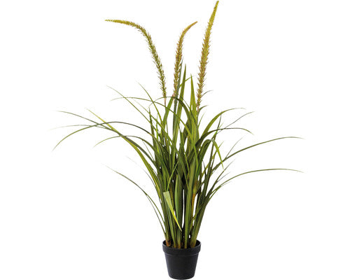 Planta Artificiala Iarba Miscanthus H 90 Cm Verde